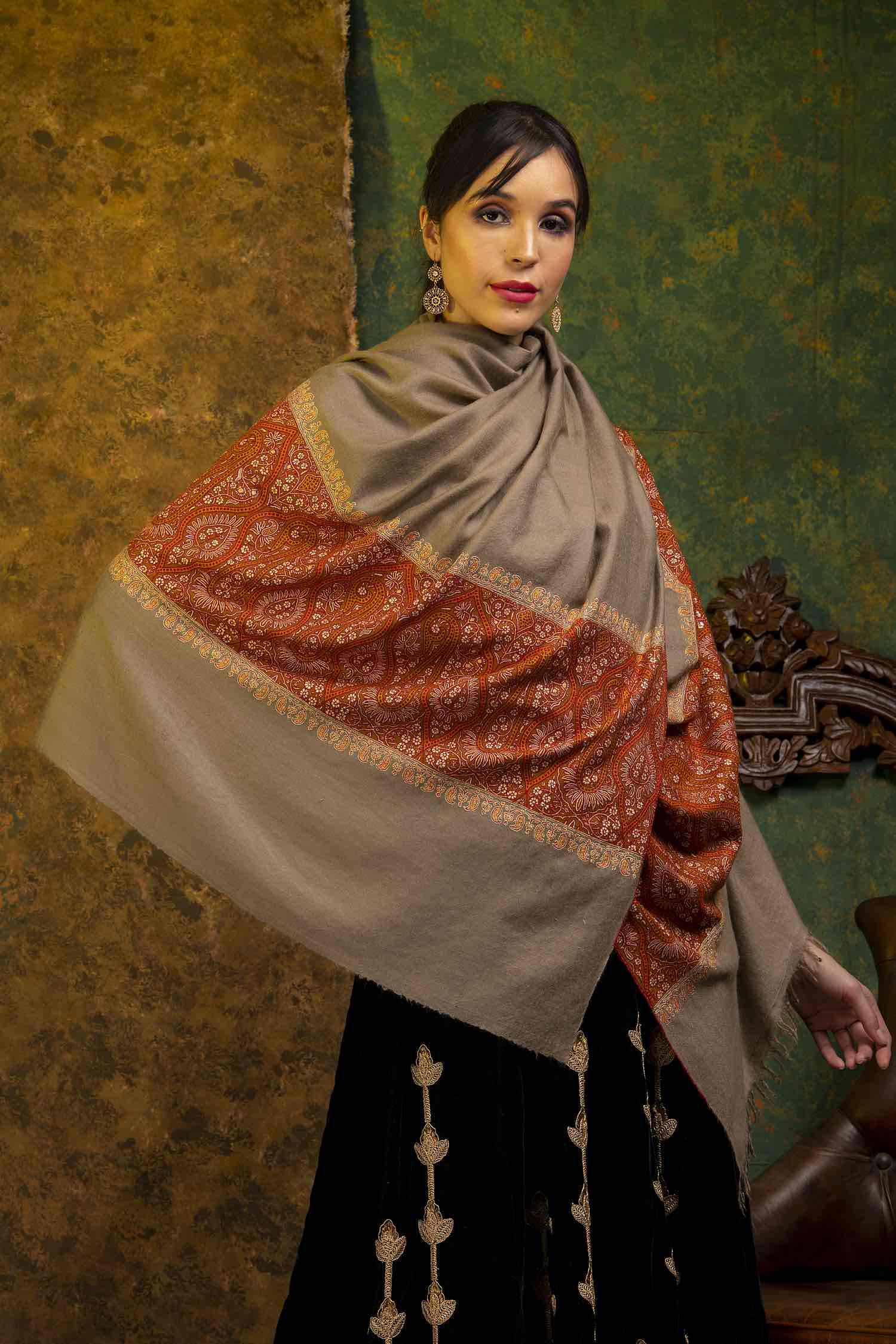 Handmade pashmina high quality shawl for women