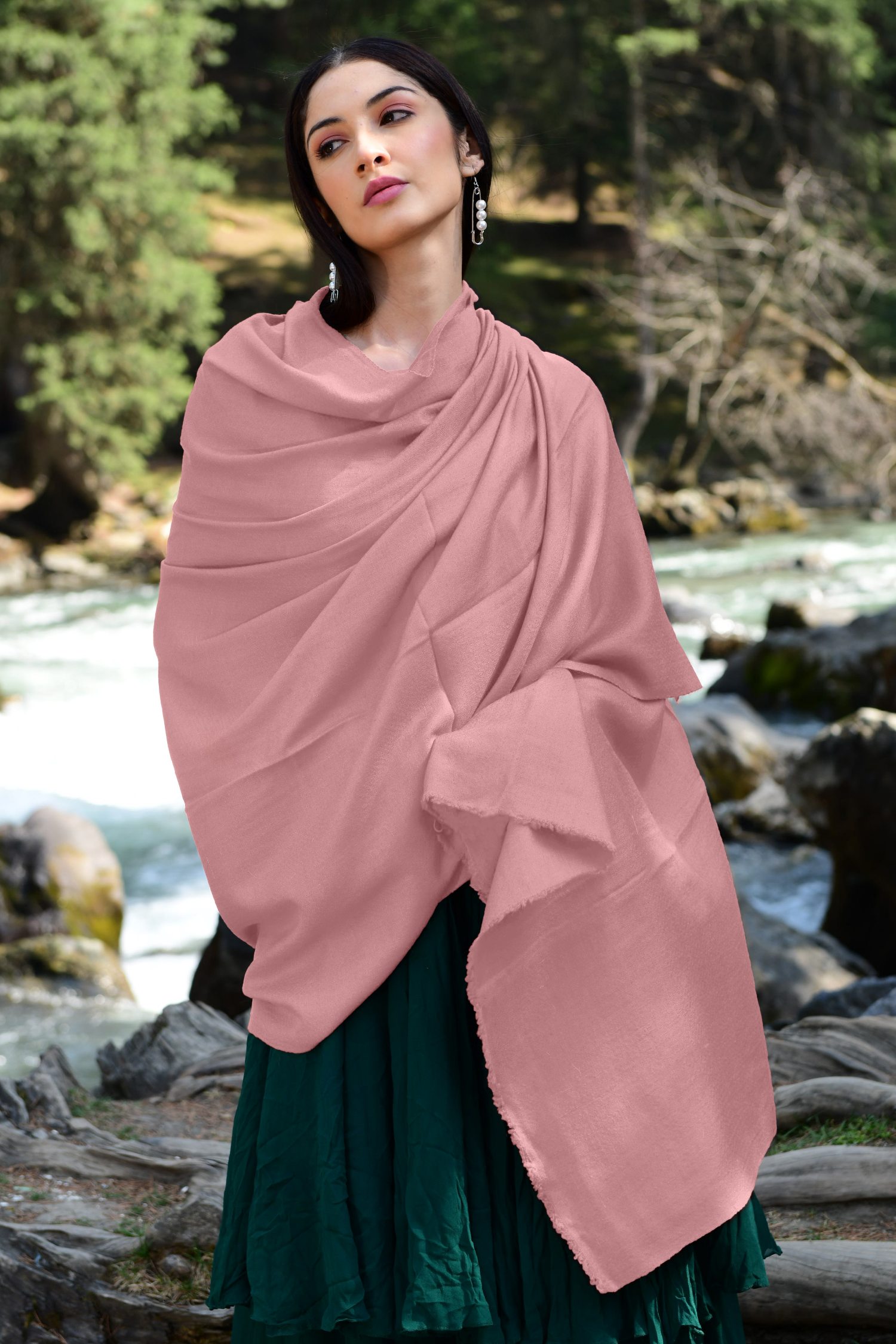 Blush Pashmina Shawl