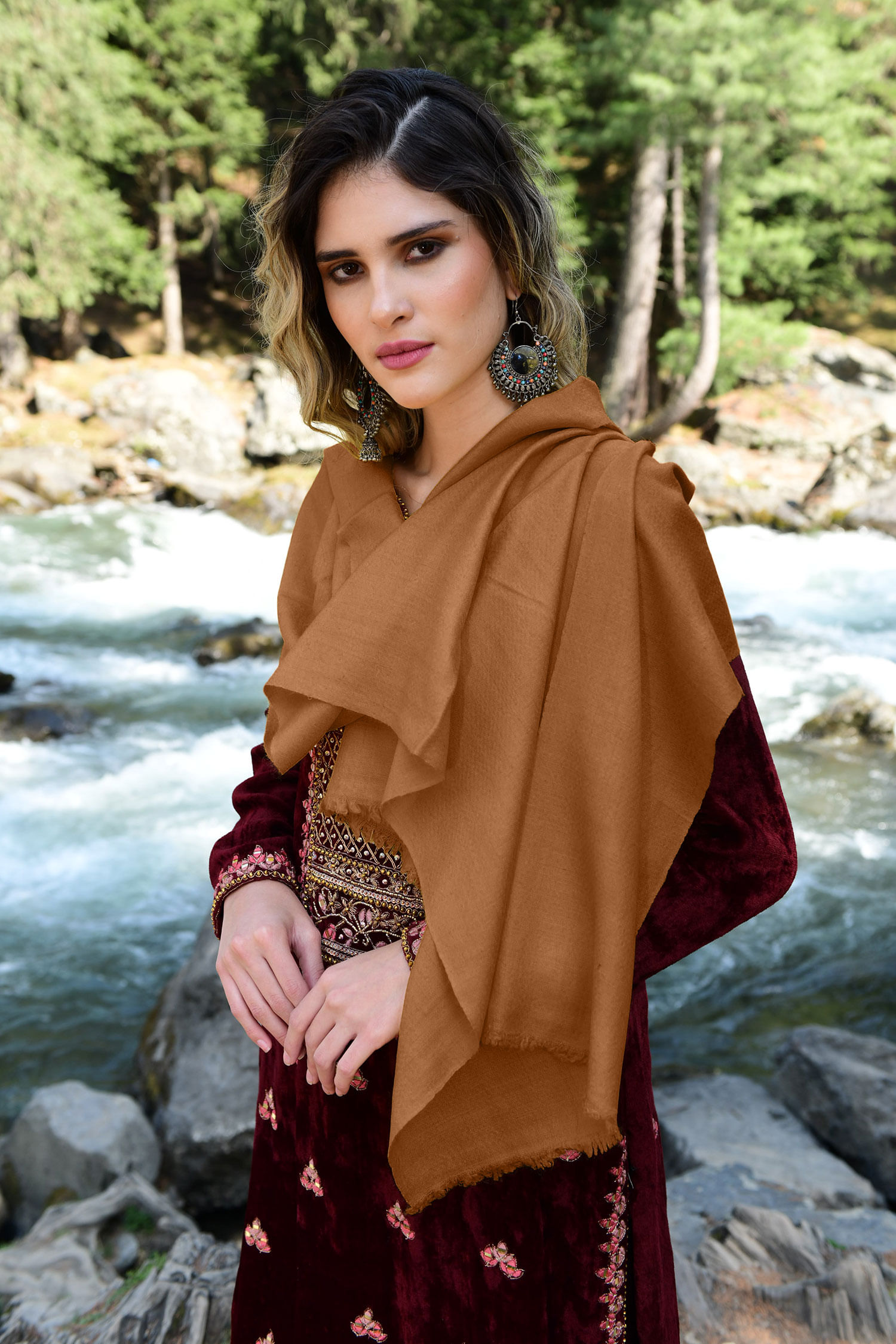 Pashmina Brown Scarf store