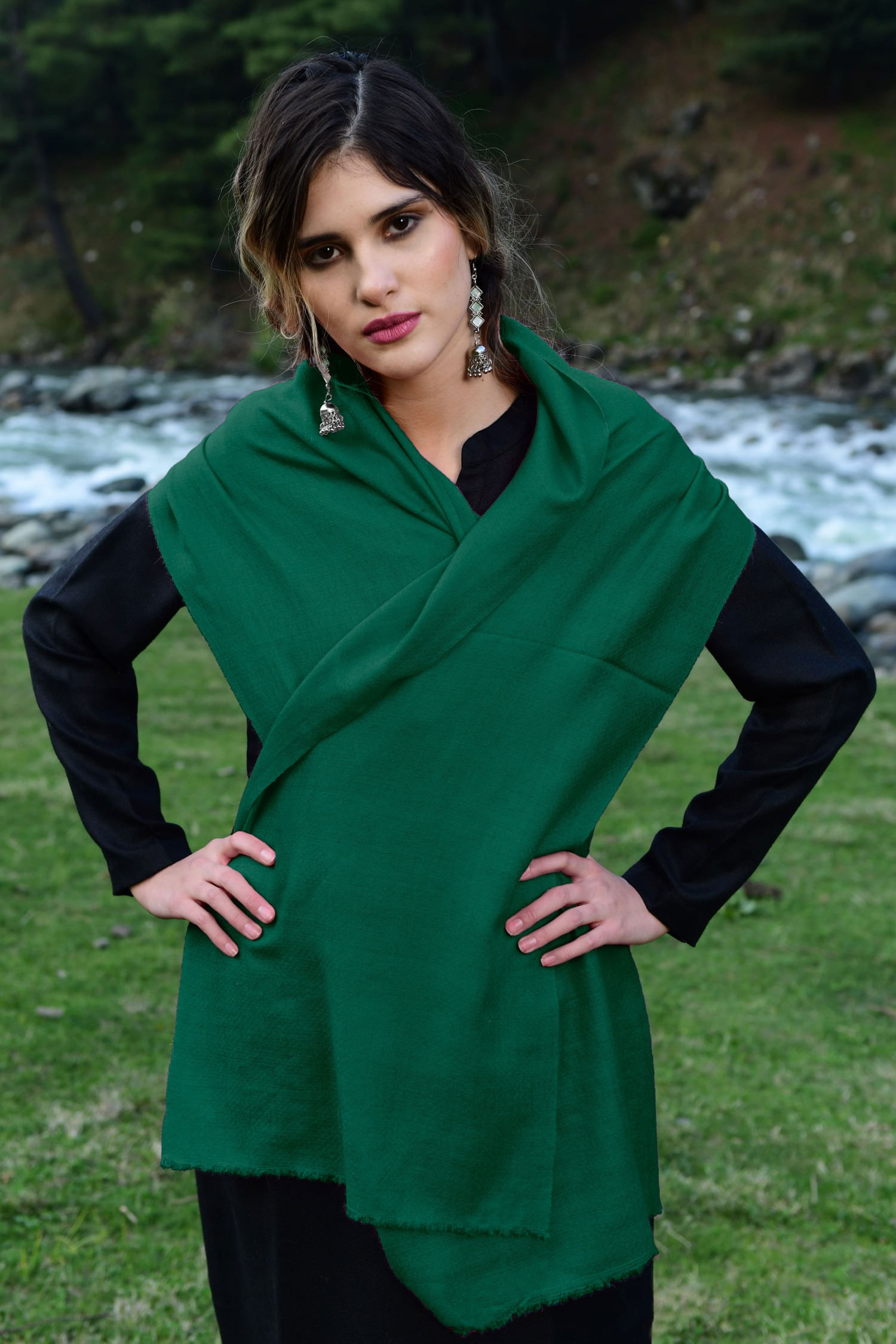 Green cashmere hotsell