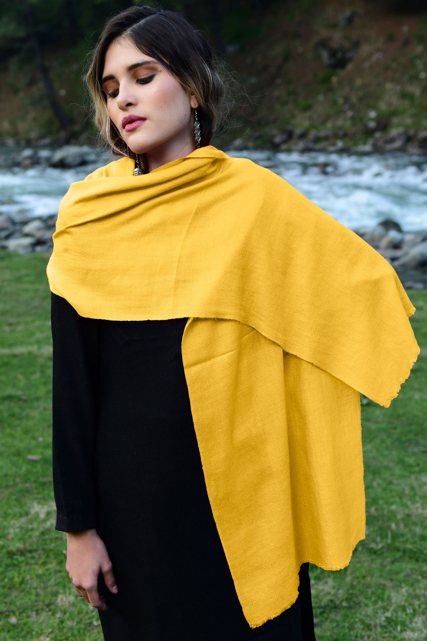 100% Cashmere | Handloomed | Women Scarf/Shawl | Finest Kashmir outlets Shawl | Bridesmaid Shawl | Capes | Summer Scarf |wraps High Quality