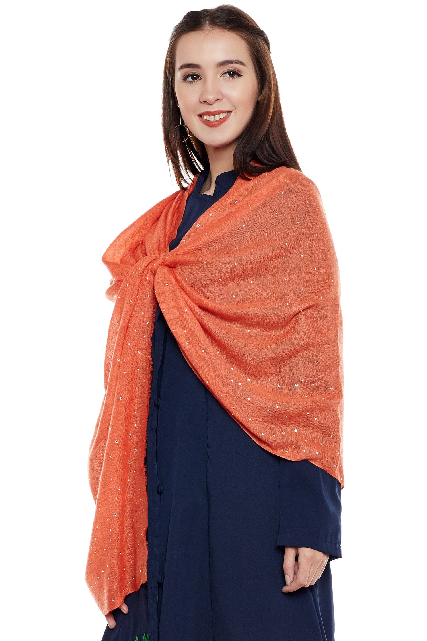 Coral cashmere scarf best sale