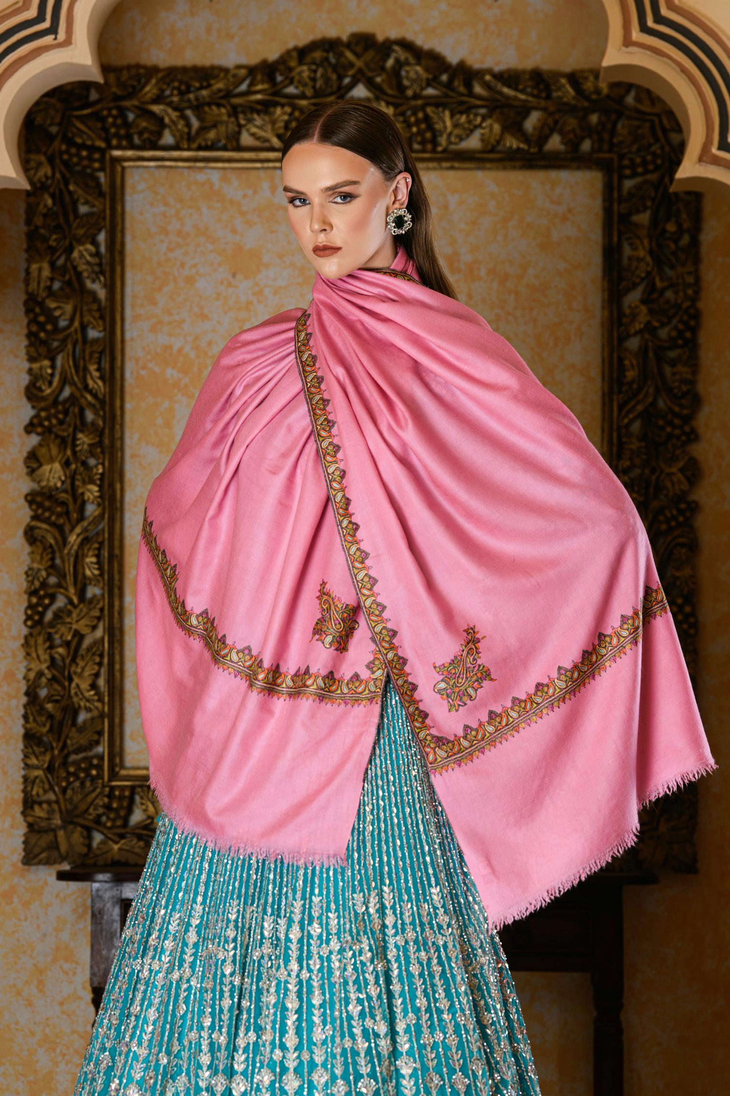 Candy Pink Pashmina Shawl | Premium Cashmere Shawl