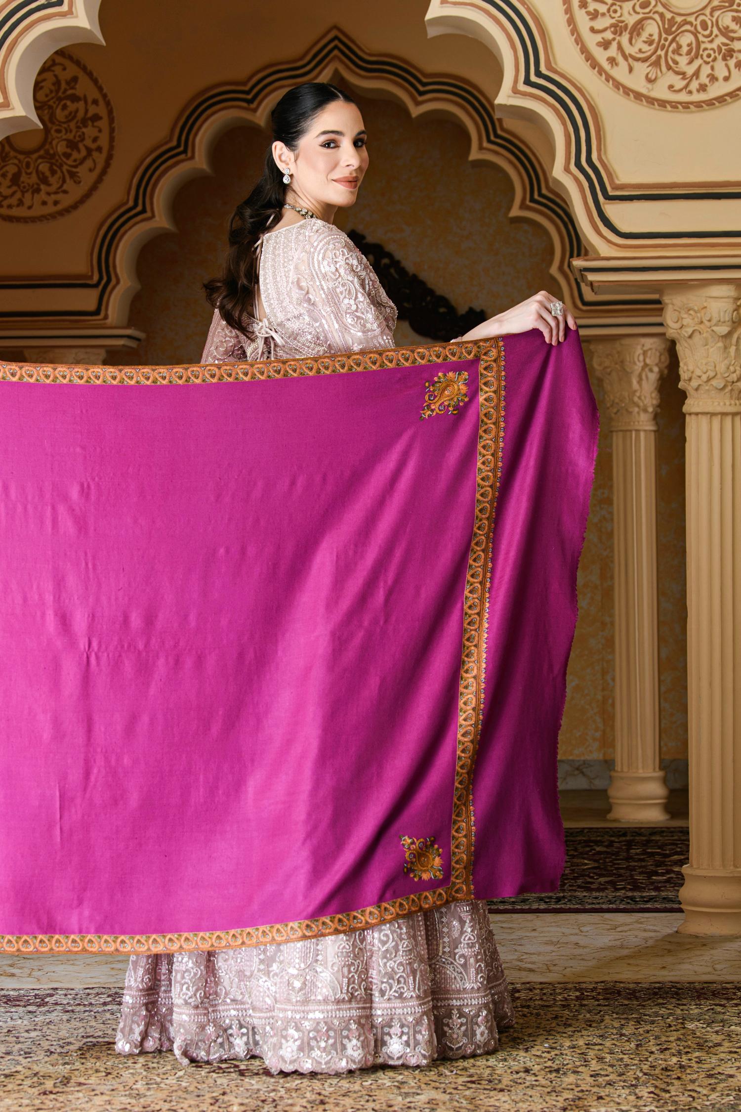Pink Pashmina Shawl | Premium Pashmina Shawl
