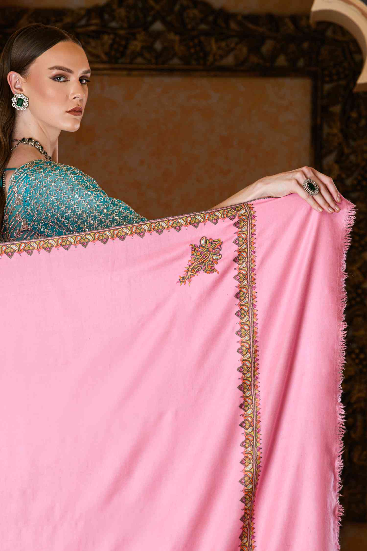 Candy Pink Pashmina Shawl | Premium Cashmere Shawl
