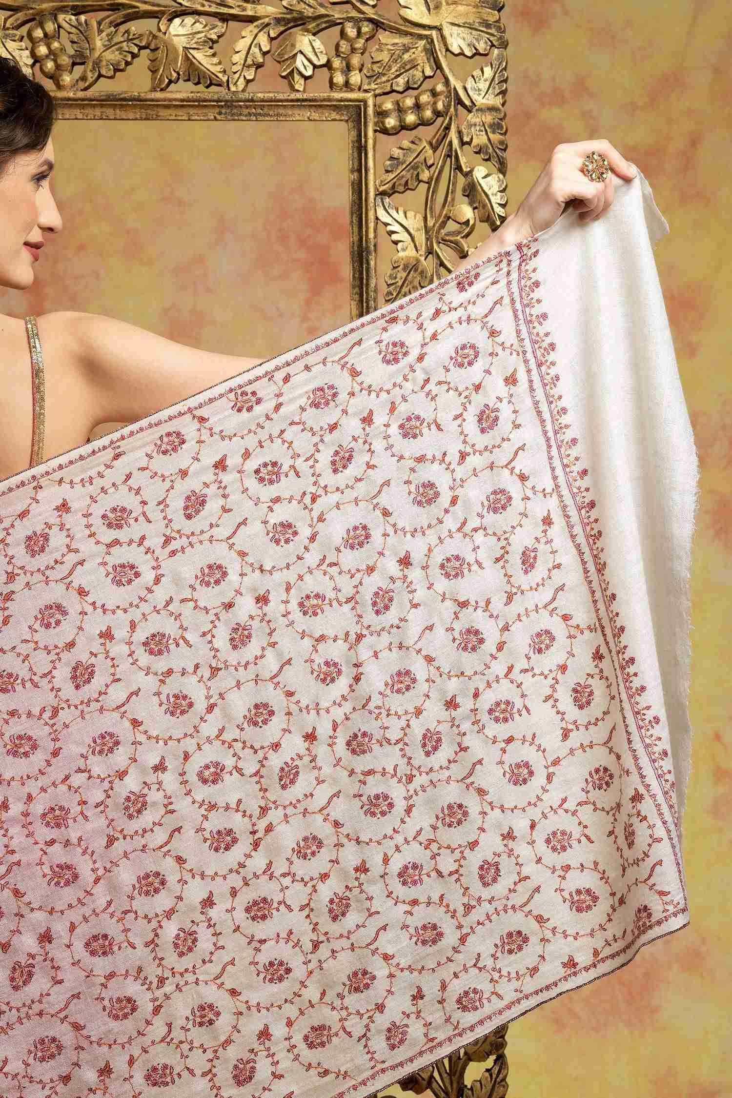 Ivory Cashmere Wrap | Casual Wraps for Women