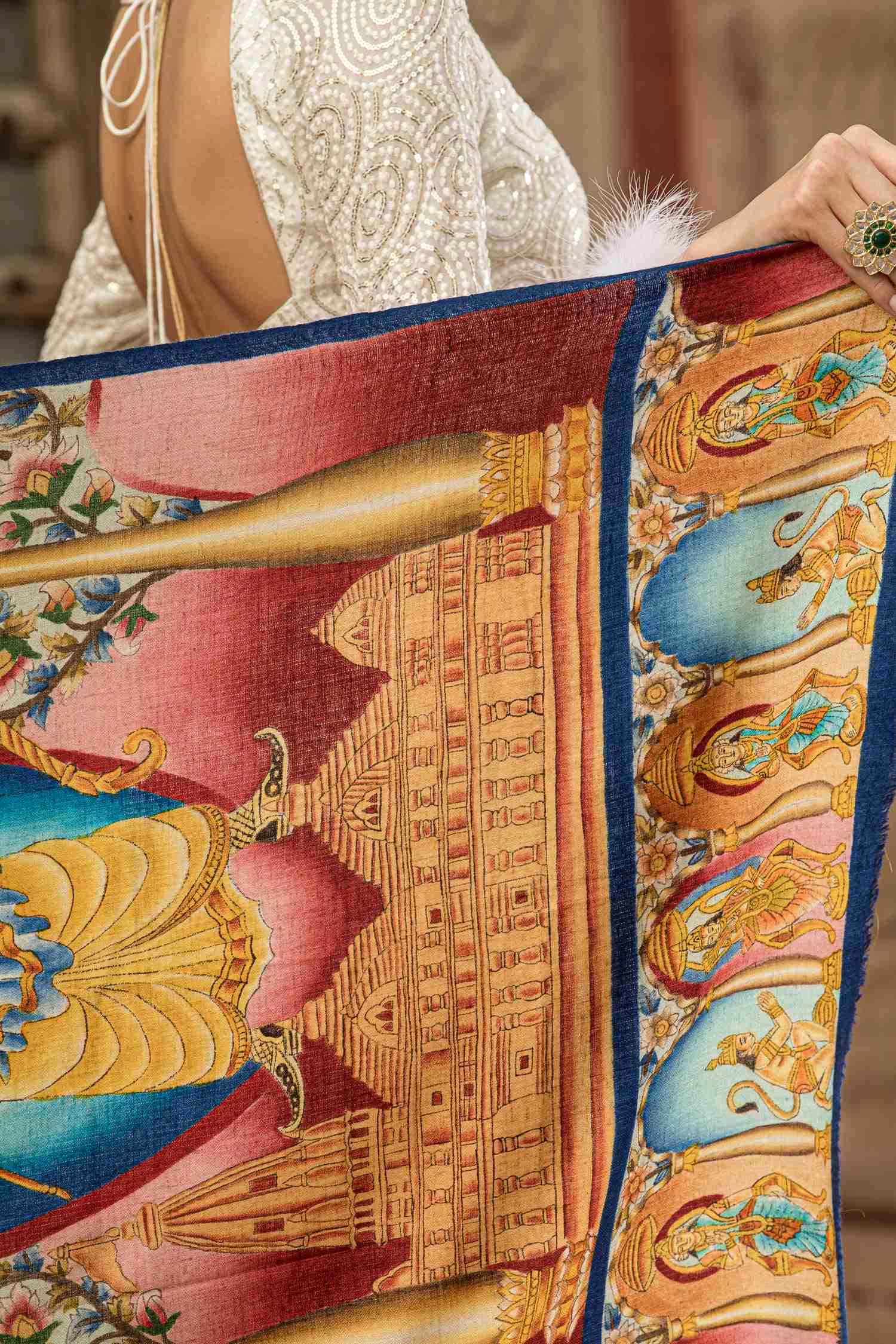 The Sacred Tapestry Cashmere Wrap