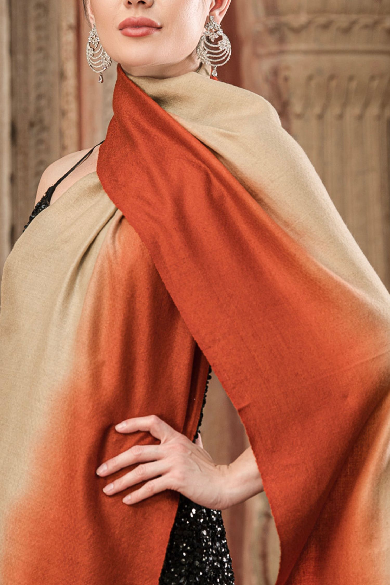 Jabeel Ombre Cashmere Scarf