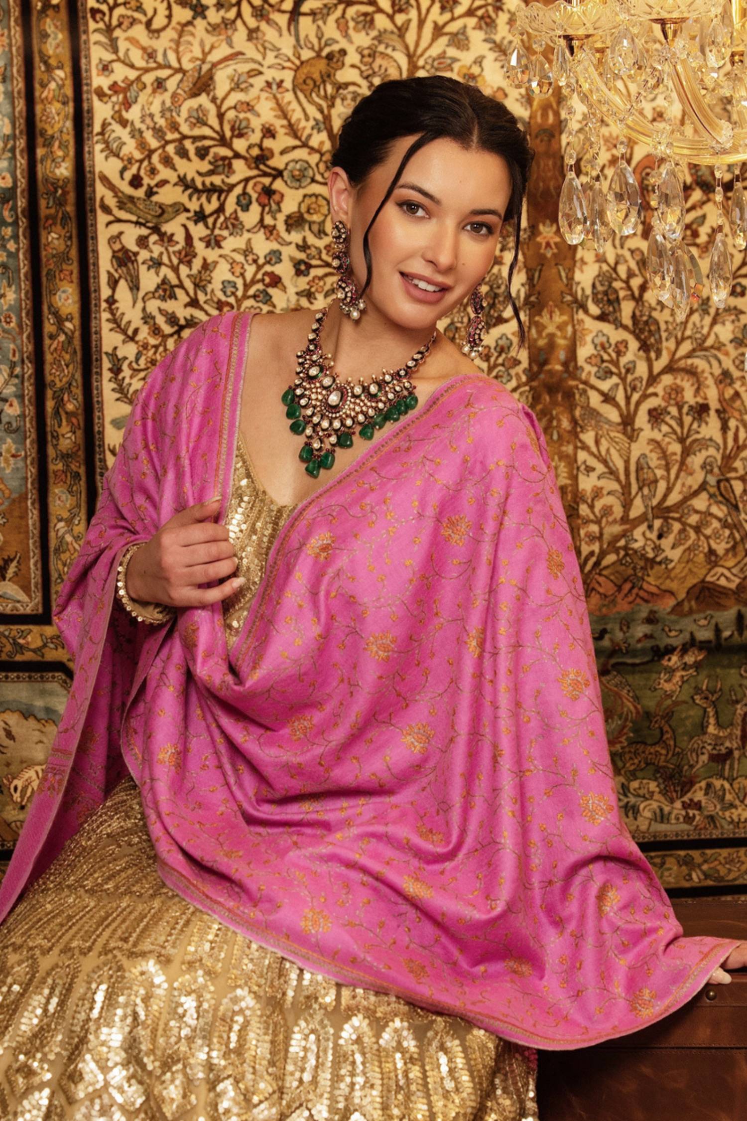 pink shawls for dresses Vickorpen and Wraps Women Wedding Stole(Baby Pink,one size) but also a warm handknitted wrap will make you stand out and give you the romantic feel HuangHuanChen Women Elegant Soft Silky